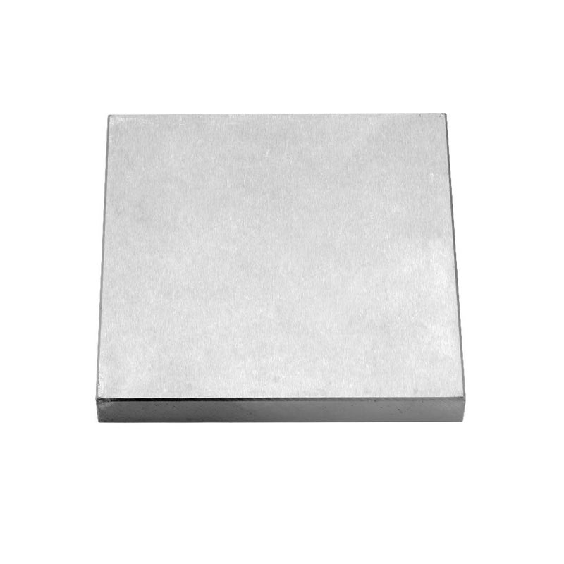 Oudtinx Steel Bench Block 6"x6" Flat Anvil Jewelers Tool Metal Bench Block for Jewelry & Stamping (6''x6''x3/4'') - Image 1